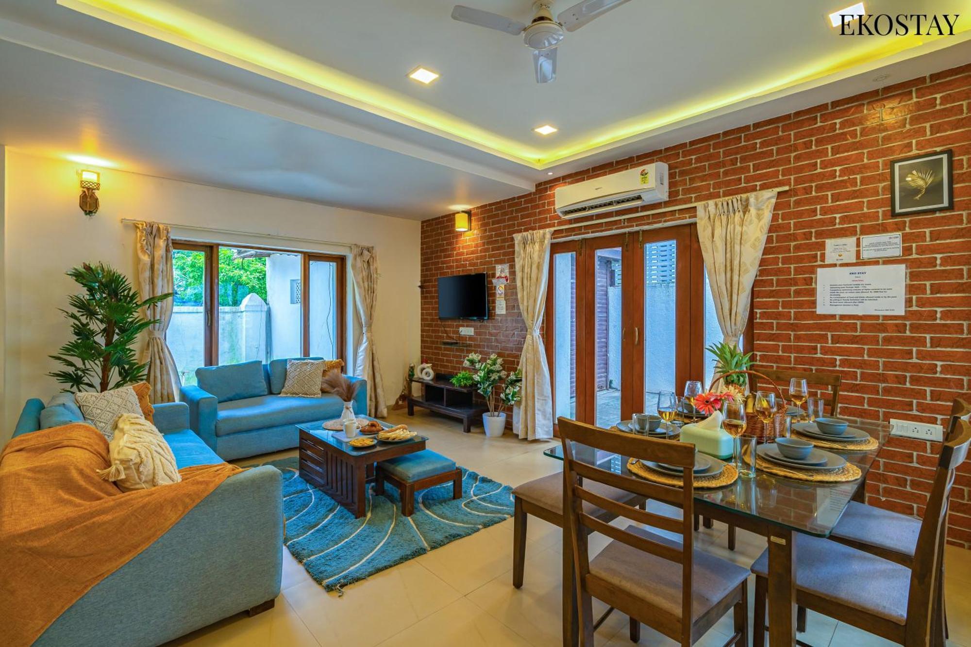 Eko Stay - Solace Villa I Charming Villa Close To Candolim Beach Exteriör bild