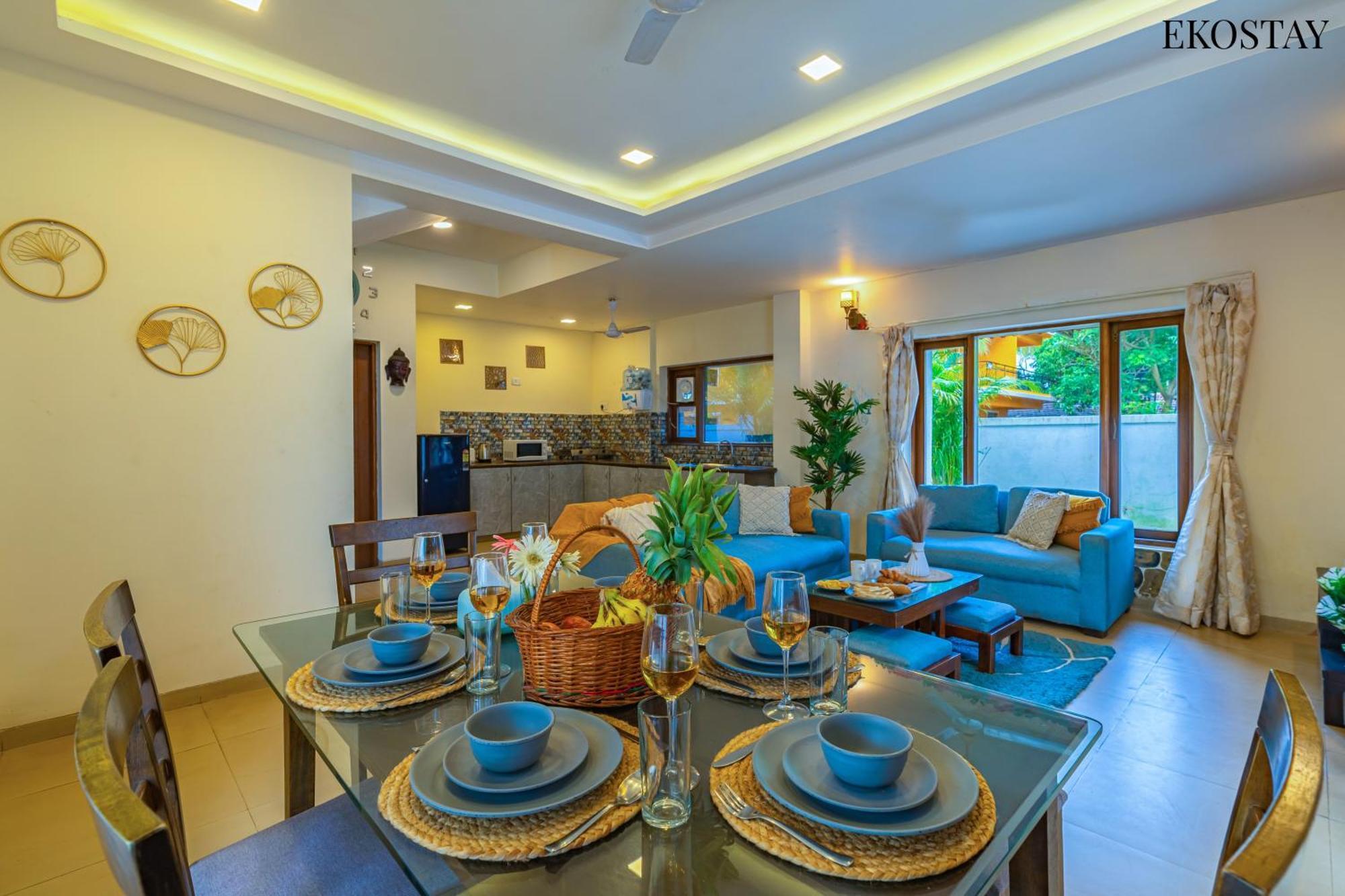 Eko Stay - Solace Villa I Charming Villa Close To Candolim Beach Exteriör bild