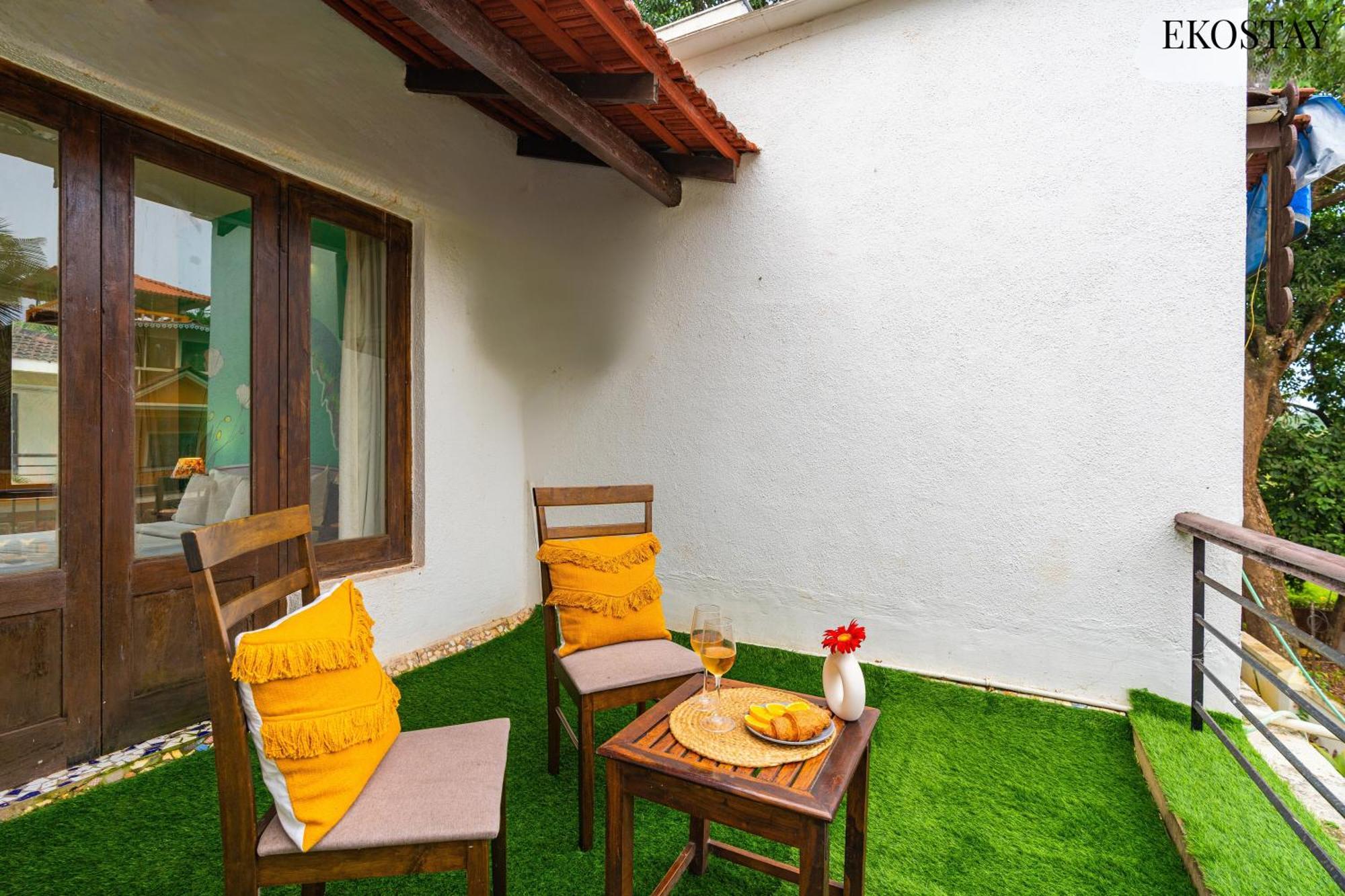 Eko Stay - Solace Villa I Charming Villa Close To Candolim Beach Exteriör bild