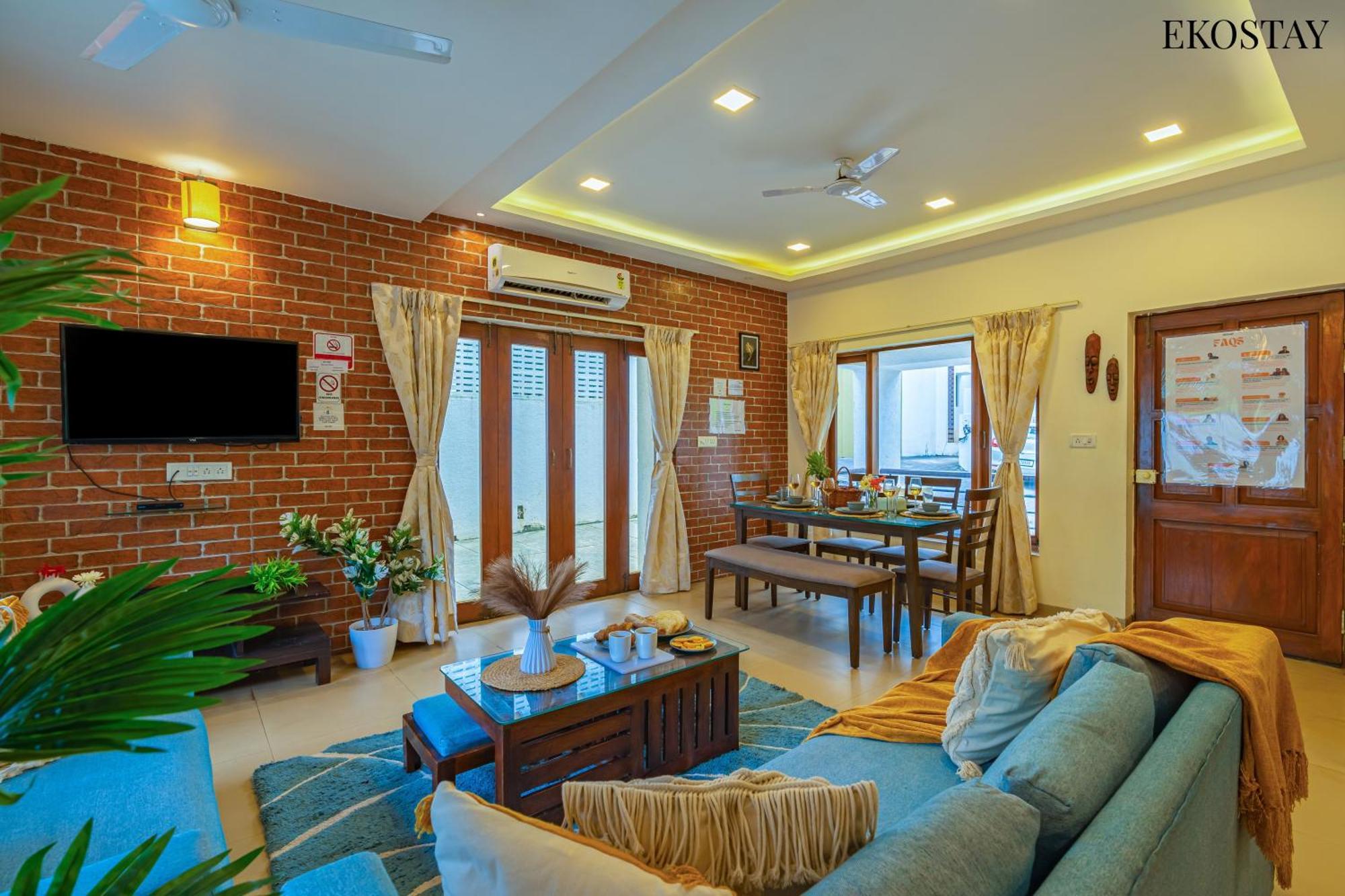 Eko Stay - Solace Villa I Charming Villa Close To Candolim Beach Exteriör bild