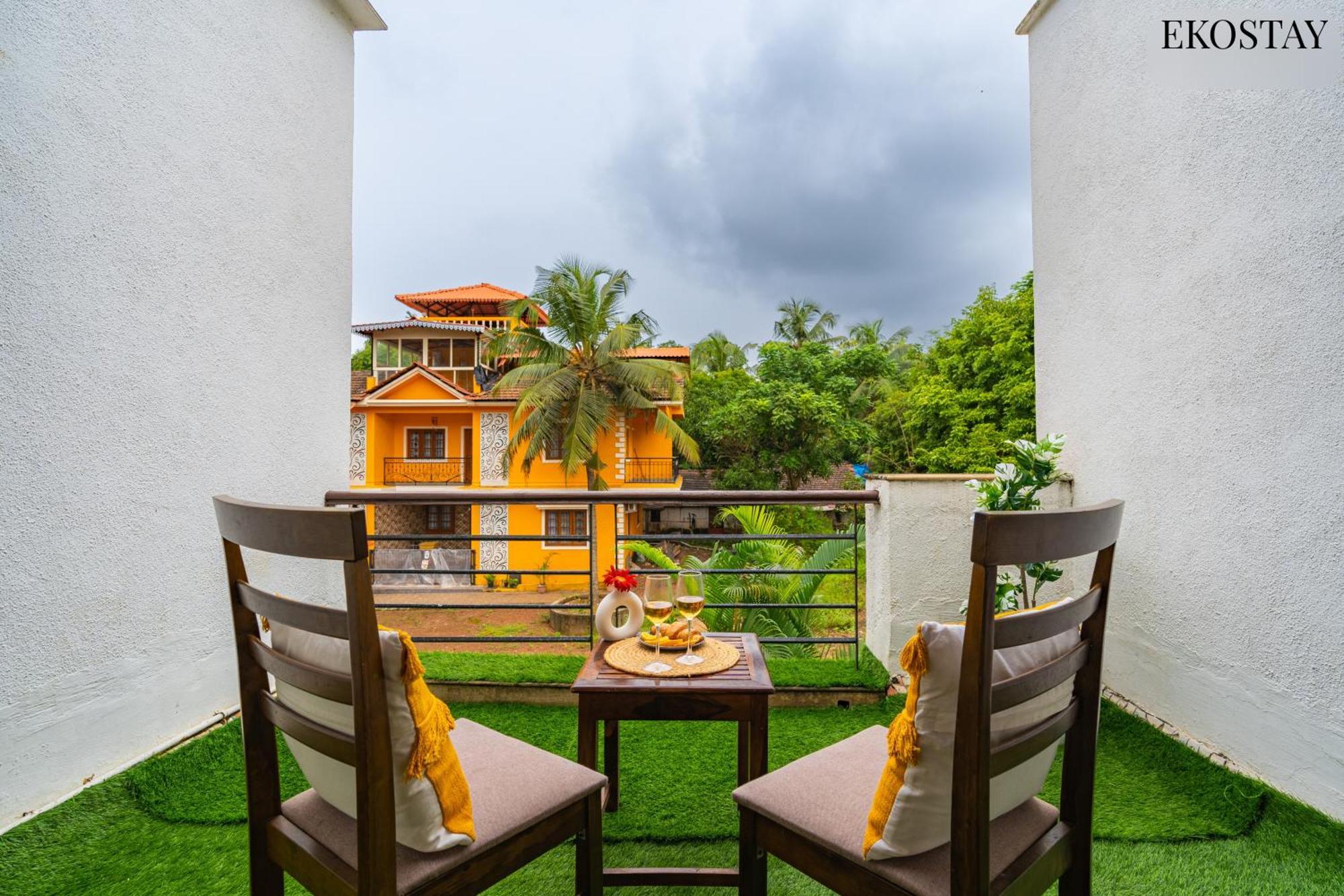 Eko Stay - Solace Villa I Charming Villa Close To Candolim Beach Exteriör bild