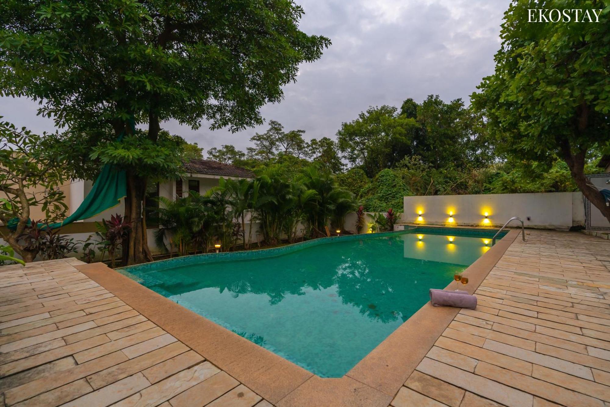 Eko Stay - Solace Villa I Charming Villa Close To Candolim Beach Exteriör bild