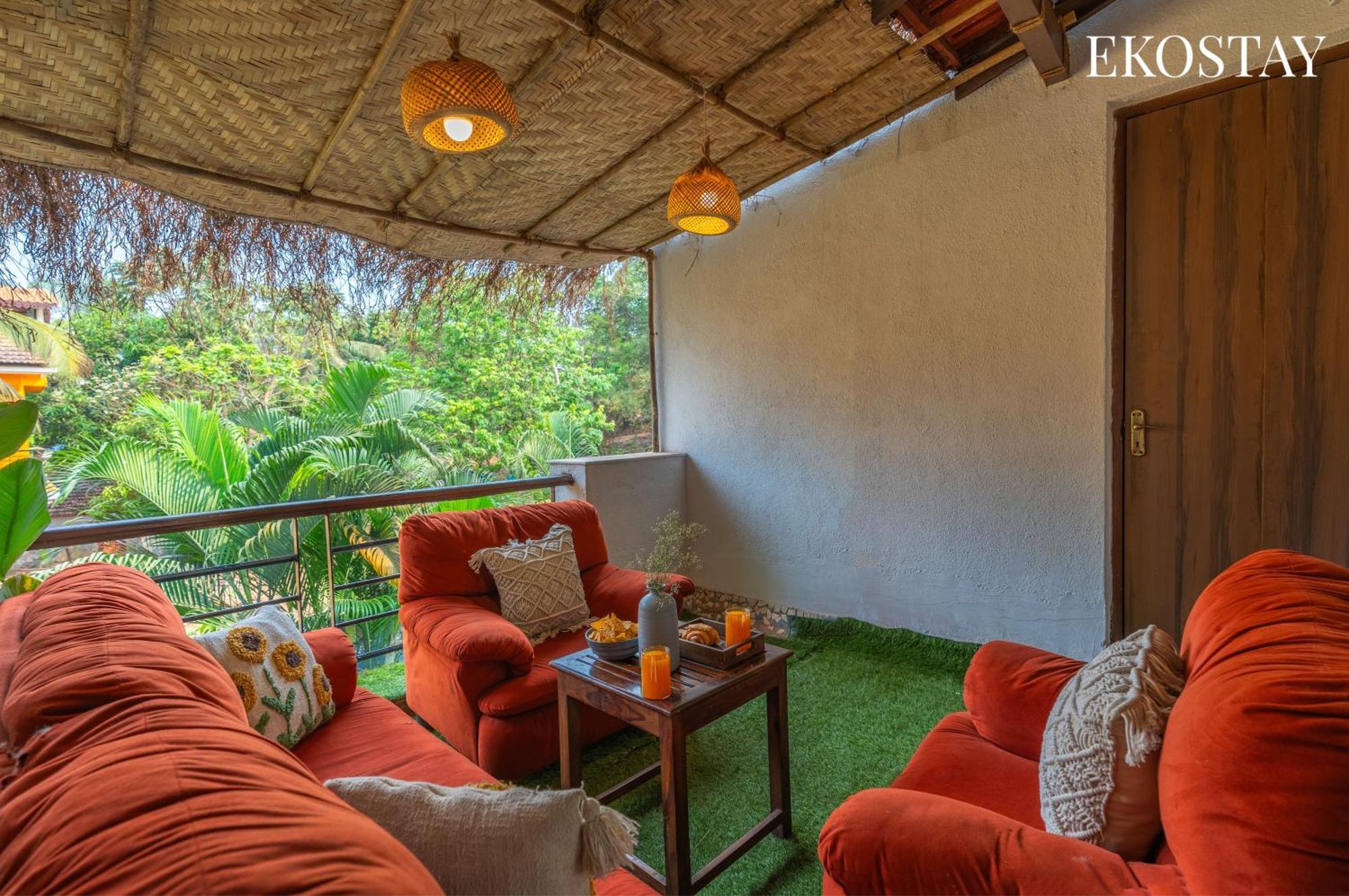 Eko Stay - Solace Villa I Charming Villa Close To Candolim Beach Exteriör bild