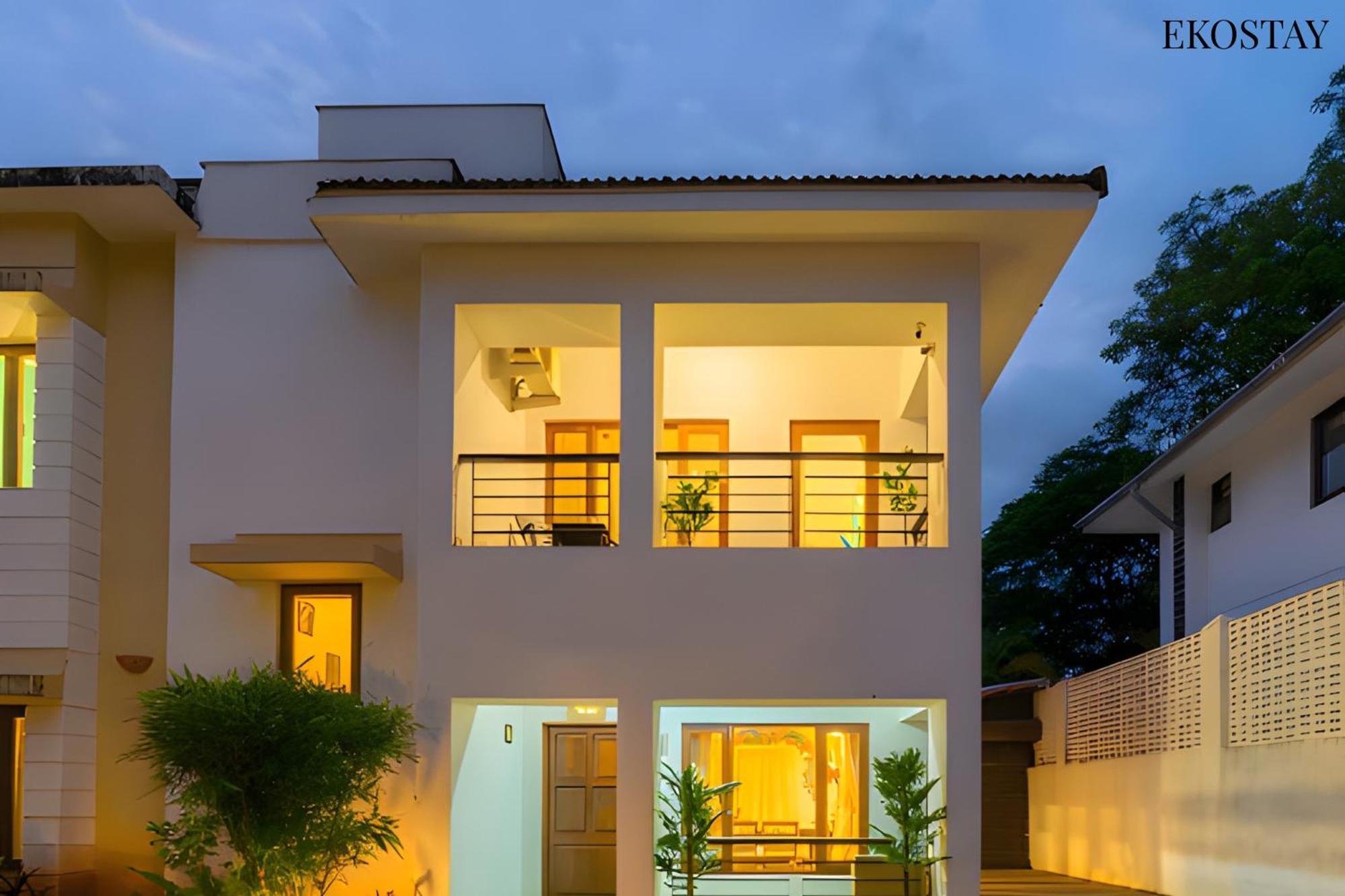 Eko Stay - Solace Villa I Charming Villa Close To Candolim Beach Exteriör bild