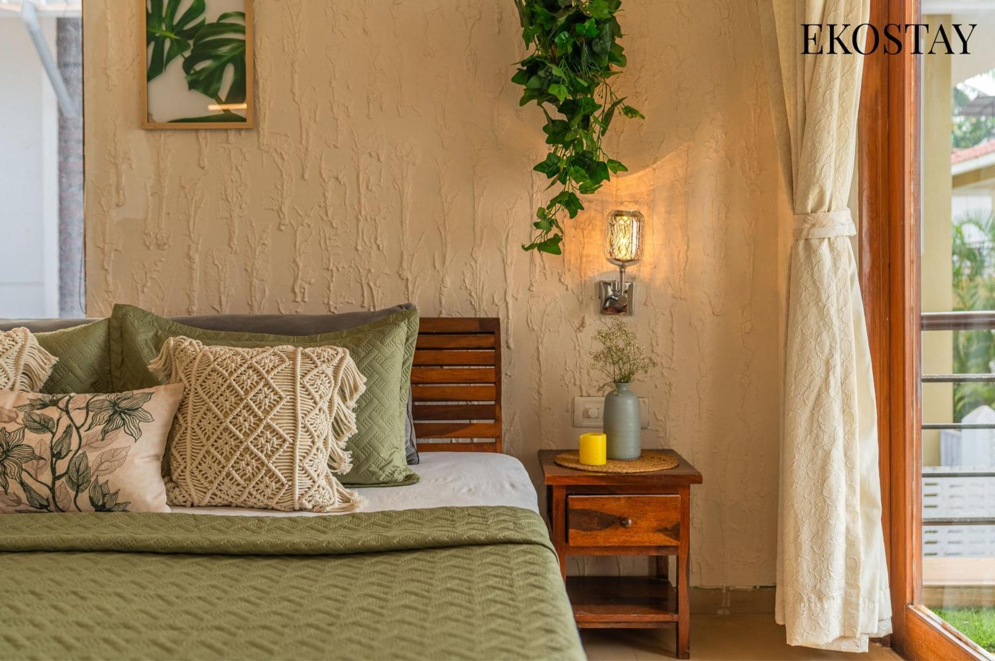 Eko Stay - Solace Villa I Charming Villa Close To Candolim Beach Exteriör bild