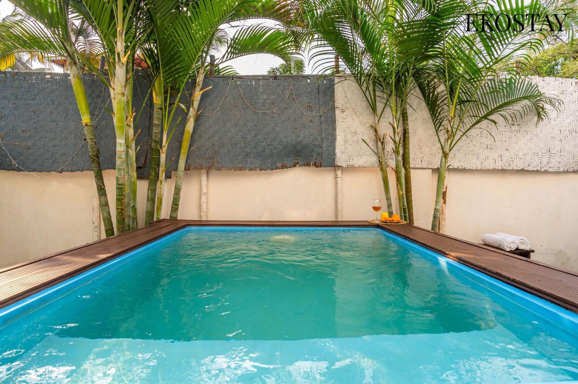 Eko Stay - Solace Villa I Charming Villa Close To Candolim Beach Exteriör bild
