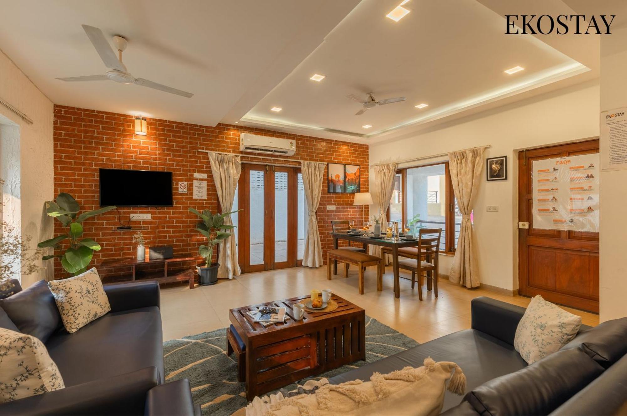 Eko Stay - Solace Villa I Charming Villa Close To Candolim Beach Exteriör bild