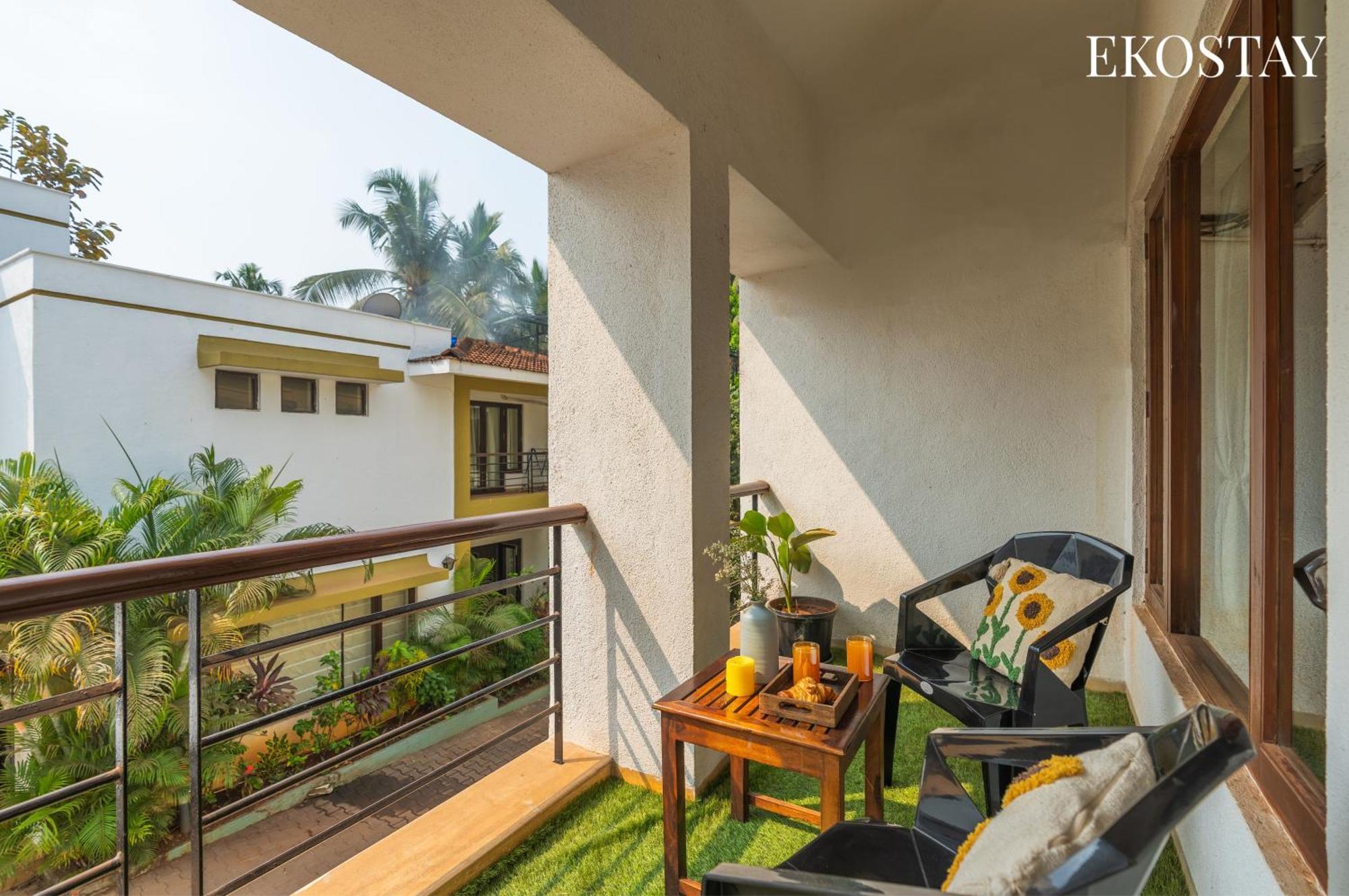 Eko Stay - Solace Villa I Charming Villa Close To Candolim Beach Exteriör bild