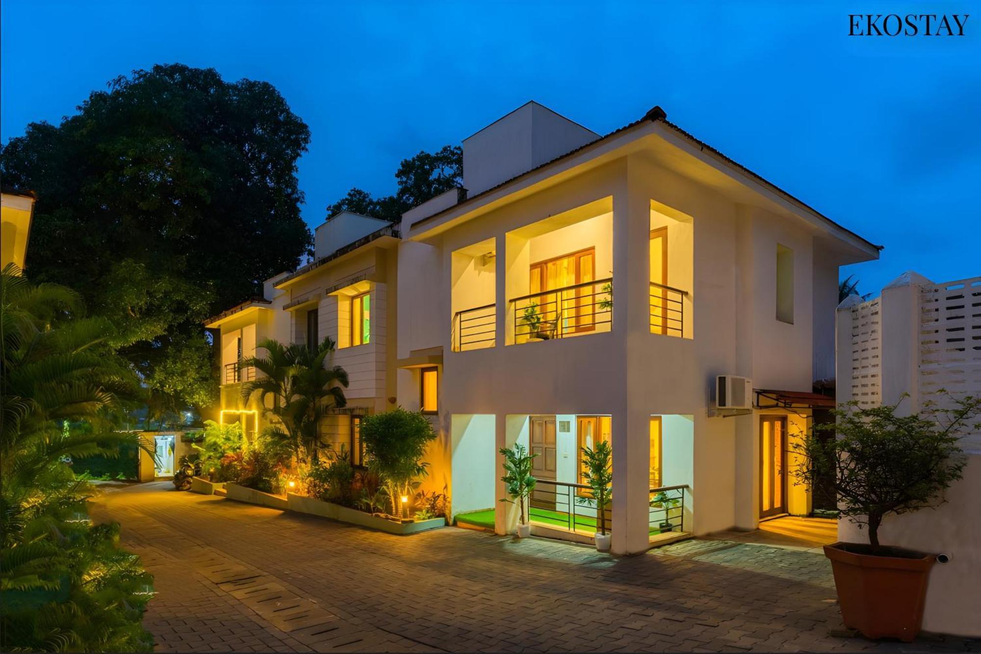 Eko Stay - Solace Villa I Charming Villa Close To Candolim Beach Exteriör bild