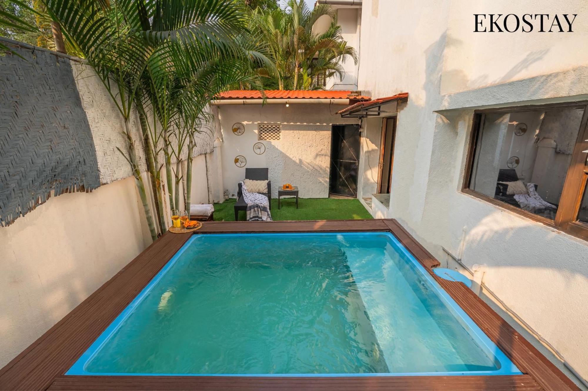 Eko Stay - Solace Villa I Charming Villa Close To Candolim Beach Exteriör bild