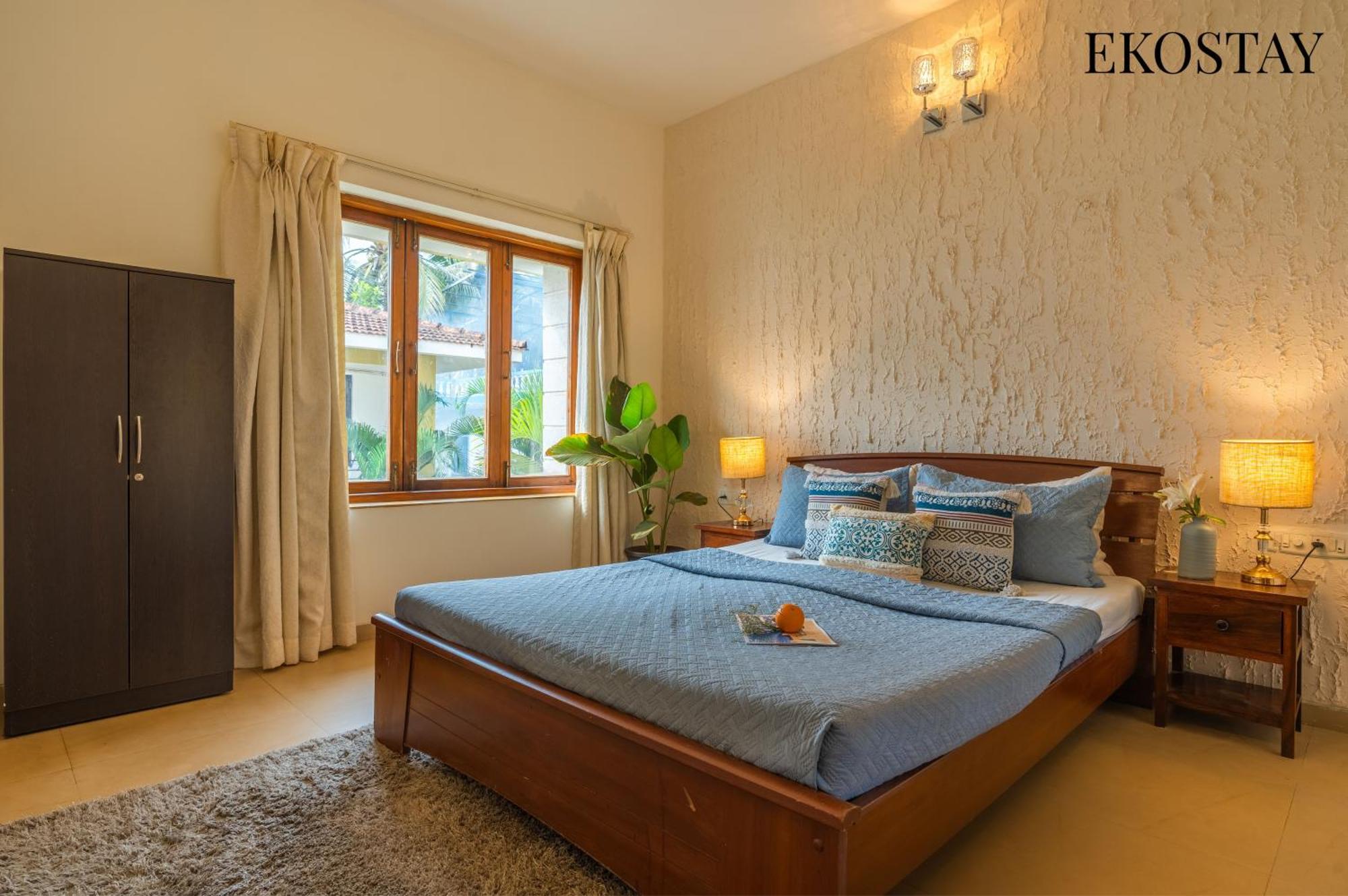 Eko Stay - Solace Villa I Charming Villa Close To Candolim Beach Exteriör bild